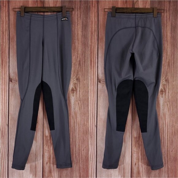 Kerrits Womens Small Flow Rise Performance Equestrian Riding Tight Gray USA Made - Picture 1 of 14